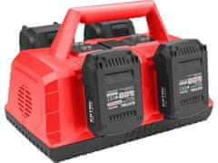 Extol Premium Polnilnik (8891895) for 4 batteries SHARE20V, 2+2, 3.5A