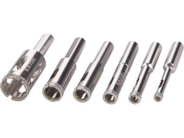 Extol Premium Zaobljene krone 8801975 diamond for glass and ceramics set of 6, O 6-8-10-12-14-20mm