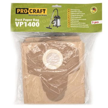 Procraft Papirnata vrečka za industrijski sesalnik VP1400
