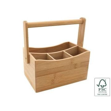 Ostatní Kredenca HT-23492119 z bambusovim ročajem 23 cm