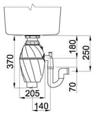 Elleci Drobilnik odpadkov TDM 00500