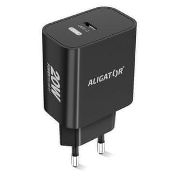 Aligator Omrežni polnilnik Power Delivery 20W, USB-C - black