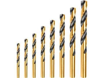 Total Svedri za kovino TACSD0801, set of 8 HSS