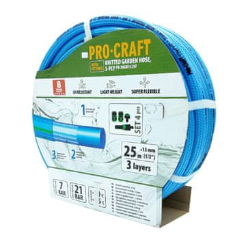 Procraft Modra vrtna cev PR-3KGH1325F