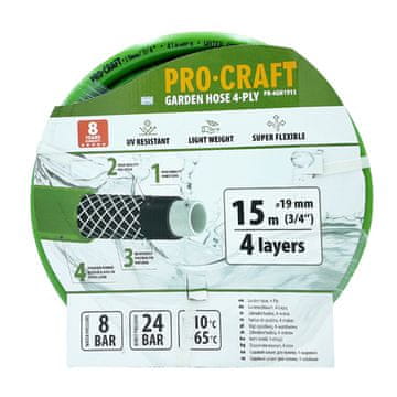 Procraft Zelena vrtna cev PR-4GH1915