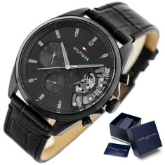 Tommy Hilfiger Moške analogne ure Baker črna Universal