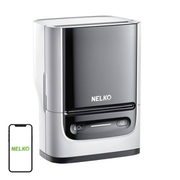 MojPlanet Nelko PM220 termični tiskalnik nalepk (bel)