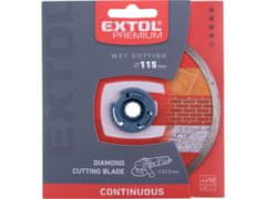 Extol Premium Diamantna rezalna plošča poln krog - mokro rezanje, O 115x22,2x2mm