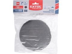 Extol Premium Polirni disk pena, T10, Črna, průměr180x30mm, ježevi trakovi průměr150mm