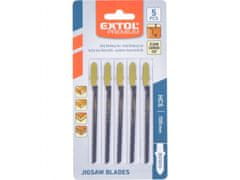Extol Premium Rezine za sabljasto žago 5ks, 75x2,5mm, HCS