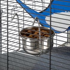 Ferplast Kletka FERPLAST Furet Plus za kune in glodavce, enostavna za čiščenje, s široko opremo in kovinsko-plastično konstrukcijo.