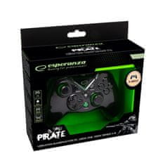 Esperanza Kontroler Esperanza EGG114K za igre PC/XBOX ONE/XBOX SERIJE X/S, USB 2.0, Črn, ergonomski dizajn, 12 gumbov