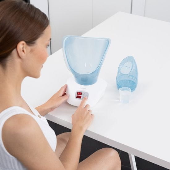 Medisana Facial Sauna DS 400 Medisana – Naprava za nego obraza z aromaterapijo, LED zaslonom in 1-urnim časovnikom
