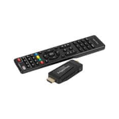 slomart Mini DVB-T2 TV tuner KRUGER & MATZ KM9999, H.265 HEVC, TV snemanje, HDMI, 1 tuner, črn