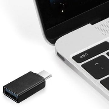 Gembird Gembird pretvornik kabel USB-C (Ž) v USB-A (M) A-USB2-CMAF-01, črn