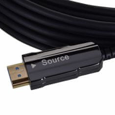 Unitek UNITEK HDMI Kabel 2.0 4K 60HZ AOC, dolžina 15m, črn, maksimalna ločljivost 4096 x 3112 pikslov