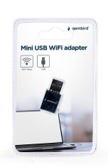 Gembird Gembird WNP-UA300-01 Mini USB WiFi adapter, 300 Mbps, črn, brezžična povezava za Windows in Linux, Plug and Play