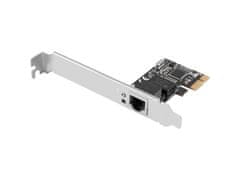 Lanberg Ethernet kartica Lanberg PCE-1GB-201, 1GB RTL8111C, nizkoprofilna, PCI Express, Gigabit Ethernet, CE certifikat