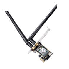 Cudy Cudy WE3000 notranja mrežna kartica WLAN/Bluetooth 2400 Mbit/s, PCI Express, Wi-Fi 6E, Bluetooth 5.2, zunanja antena