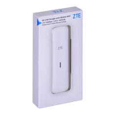 slomart Prenosni modem ZTE MF833N (bela barva) s podporo LTE, 150 Mbit/s, USB napajanje, pomnilniška kartica, lahka zasnova.