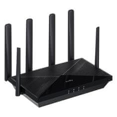 slomart Cudy LT700 brezžični usmerjevalnik Gigabit Ethernet, dvojni pas (2.4 GHz / 5 GHz), 4G, črn, visokoumen dostop.