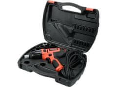 YATO Yato YT-82020 električni udarni ključ 1/4" 450 W, 3300 RPM, črno-rdeč, nastavitev hitrosti, max navor 450 N⋅m