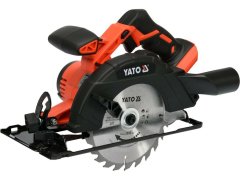 YATO Prenosna krožna žaga Yato YT-82811, 18 V, 2,3 kg, 24 zob, brez polnilca in torbe, IPX0, idealna za natančno in hitro rezanje