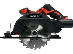 YATO Prenosna krožna žaga Yato YT-82811, 18 V, 2,3 kg, 24 zob, brez polnilca in torbe, IPX0, idealna za natančno in hitro rezanje