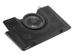 Genesis GENESIS Oxid 550 hladen pad za prenosnike 43.9 cm (17.3") z regulacijo višine, rdečo osvetlitvijo in 5 ventilatorji