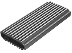Gembird Gembird EE2280-U3C-03 USB 3.1 ohišje za M.2 NVMe pogone, RGB, aluminij, črno, podporni USB Type-C, 24h pošiljanje