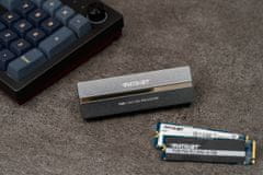 slomart SSD ohišje PATRIOT MEMORY TXD M.2 NVMe 1.3, kapaciteta do 8TB, USB Type-C, aluminijasta, sivo