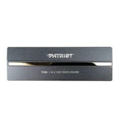 slomart SSD ohišje PATRIOT MEMORY TXD M.2 NVMe 1.3, kapaciteta do 8TB, USB Type-C, aluminijasta, sivo