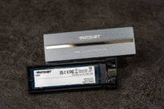 slomart SSD ohišje PATRIOT MEMORY TXD M.2 NVMe 1.3, kapaciteta do 8TB, USB Type-C, aluminijasta, sivo