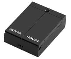 slomart HOVERAir polnilec za dve bateriji - črn, hitro polnjenje, združljivost s HOVERAir X1, USB priključek, 35 min polnjenja