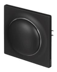 FIBARO Fibaro FGWREU-111-8 elektromagnetni krmilnik z ročno zanko, črna barva, brezžični Z-Wave, do 13 A, z robustno zasnovo.