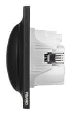 FIBARO Fibaro FGWREU-111-8 elektromagnetni krmilnik z ročno zanko, črna barva, brezžični Z-Wave, do 13 A, z robustno zasnovo.