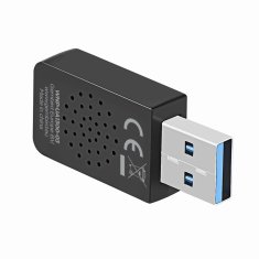 Gembird Gembird WNP-UA1300-03 Kompaktni dvopasovni AC1300 USB Wi-Fi adapter z notranjo anteno, črn, za PC/Laptop