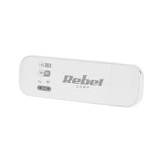 slomart Pr portable 4G modem Rebel, bela - hitra in zanesljiva mobilna povezava, podpora za več operacijskih sistemov.