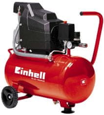 Einhell Kompresor olja TC-AC 190/24/8 EINHELL, 1500 W, 1 cilinder, rdeča/črna, 165 l/min, max. tlak 8 bar, primeren za avtomobile