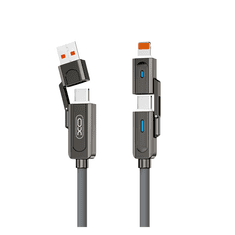 XO Kabel NB275 4v1 USB + USB-C na Lightning + USB-C 60W 1m 