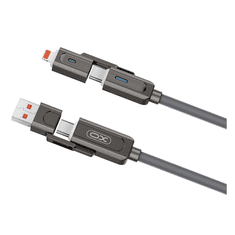 XO Kabel NB275 4v1 USB + USB-C na Lightning + USB-C 60W 1m 