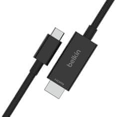 Belkin Belkin AVC012bt2MBK 2m USB Type-C do HDMI, 8K/60Hz, HDR10+, črn, visoka kakovost in enostavna uporaba