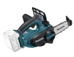 Makita Akumulatorska žaga Makita DUC122Z, Črna/Modra, 11.5 cm, 2.6 kg, Brez baterije in polnilca, Hitrost verige 5 m/s