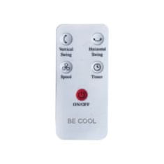 Be Cool Be Cool Samostoječi ventilator z 3D oscilacijo in funkcijo difuzorja dišav BC18ST2403