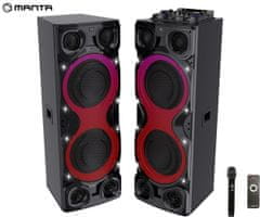 Manta SPK1204X800D Minos Pro zvočni sistem, Bluetooth, RGB, +mikrofon, +daljinec