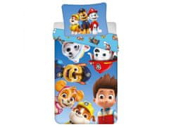 Paw Patrol Paw Patrol modra posteljnina za dečka, zadrga, bombaž 140x200cm OEKO-TEX 