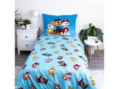 Paw Patrol Paw Patrol modra posteljnina za dečka, zadrga, bombaž 140x200cm OEKO-TEX 