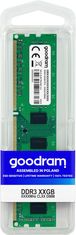 GoodRam 4GB DDR3 1333MHz RAM modul Goodram za PC/strežnik, 240-pin DIMM, neregistrirana, 1.5V, CAS 9.