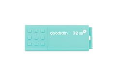 GoodRam Goodram UME3 USB ključek 32 GB USB Type-A 3.2 Gen 1, turkizna barva, hitrost branja 60 MB/s, hitrost pisanja 20 MB/s