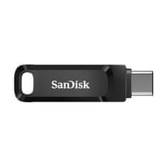 SanDisk SanDisk Ultra Dual Drive Go USB 64 GB, USB Type-A in Type-C, Hitrost branja 150 MB/s, Črno, Priklop in igraj